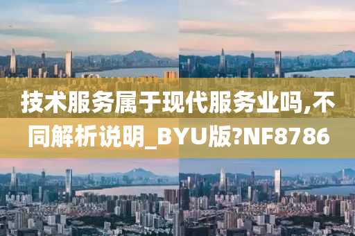 技术服务属于现代服务业吗,不同解析说明_BYU版?NF8786