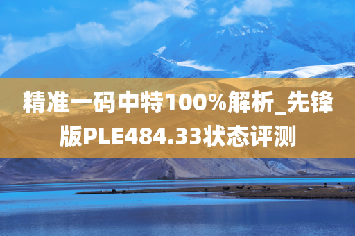 精准一码中特100%解析_先锋版PLE484.33状态评测