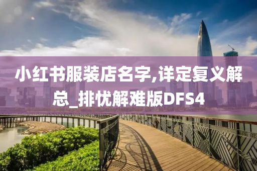 小红书服装店名字,详定复义解总_排忧解难版DFS4