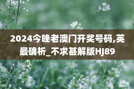 2024今晚老澳门开奖号码,英最确析_不求甚解版HJ89