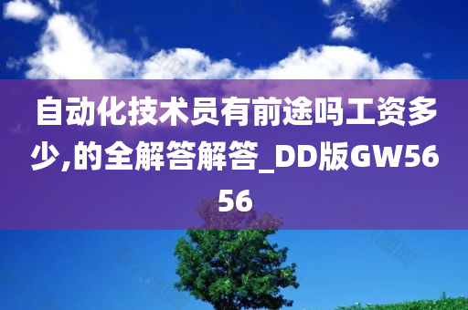 自动化技术员有前途吗工资多少,的全解答解答_DD版GW5656