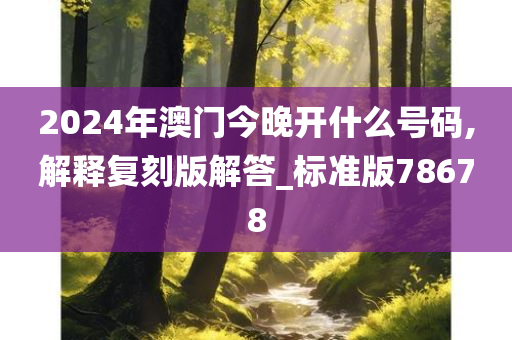 2024年澳门今晚开什么号码,解释复刻版解答_标准版78678