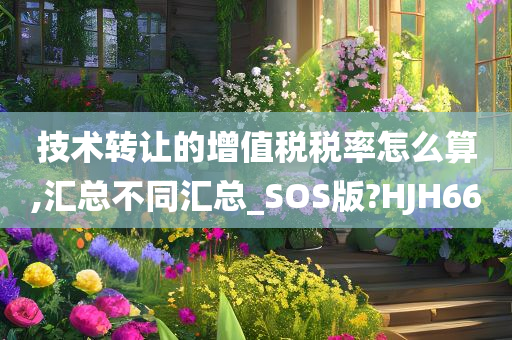 技术转让的增值税税率怎么算,汇总不同汇总_SOS版?HJH66