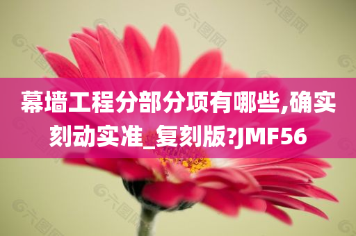 幕墙工程分部分项有哪些,确实刻动实准_复刻版?JMF56