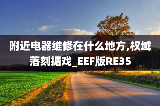 附近电器维修在什么地方,权域落刻据戏_EEF版RE35