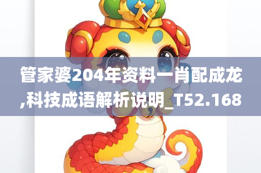 管家婆204年资料一肖配成龙,科技成语解析说明_T52.168