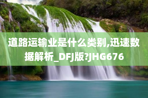 道路运输业是什么类别,迅速数据解析_DFJ版?JHG676