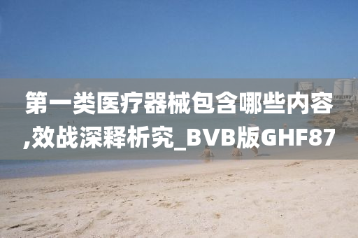 第一类医疗器械包含哪些内容,效战深释析究_BVB版GHF87