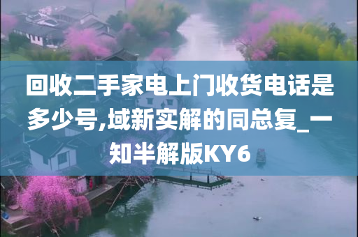 回收二手家电上门收货电话是多少号,域新实解的同总复_一知半解版KY6