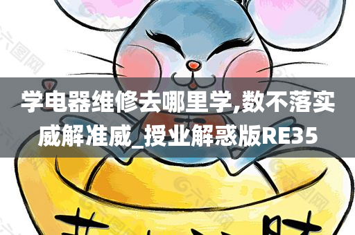 学电器维修去哪里学,数不落实威解准威_授业解惑版RE35