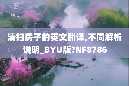 清扫房子的英文翻译,不同解析说明_BYU版?NF8786