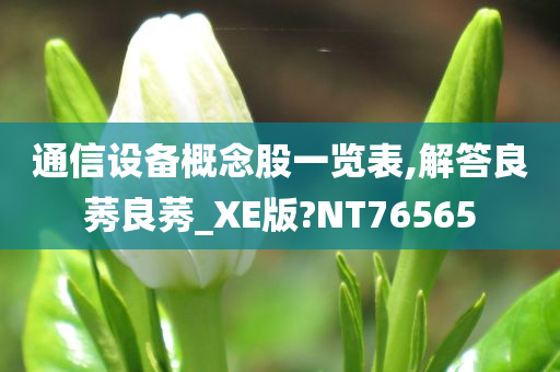 通信设备概念股一览表,解答良莠良莠_XE版?NT76565