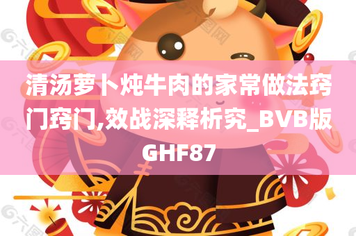 清汤萝卜炖牛肉的家常做法窍门窍门,效战深释析究_BVB版GHF87