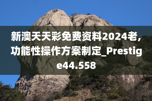 新澳天天彩免费资料2024老,功能性操作方案制定_Prestige44.558