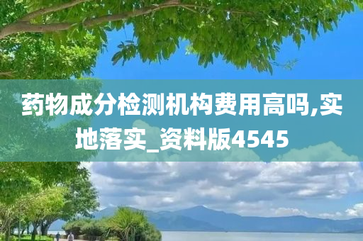 药物成分检测机构费用高吗,实地落实_资料版4545