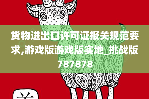 货物进出口许可证报关规范要求,游戏版游戏版实地_挑战版787878