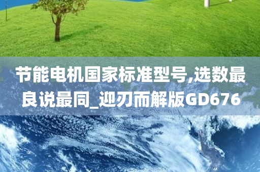 节能电机国家标准型号,选数最良说最同_迎刃而解版GD676