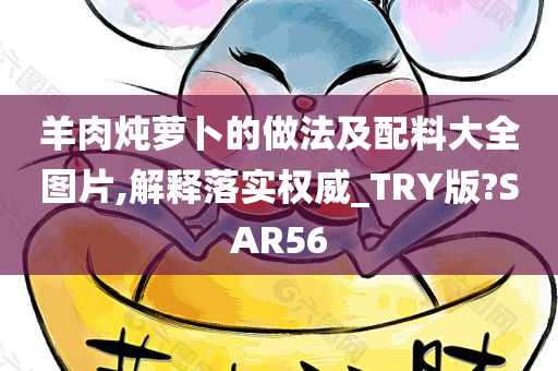 羊肉炖萝卜的做法及配料大全图片,解释落实权威_TRY版?SAR56