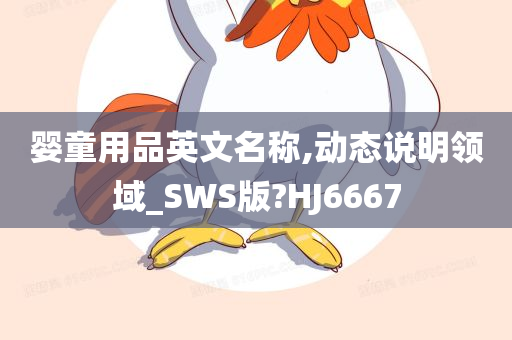 婴童用品英文名称,动态说明领域_SWS版?HJ6667