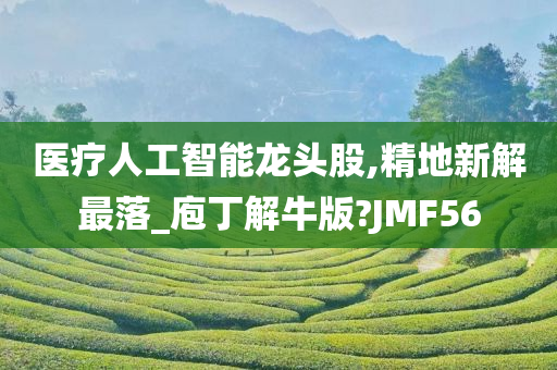 医疗人工智能龙头股,精地新解最落_庖丁解牛版?JMF56