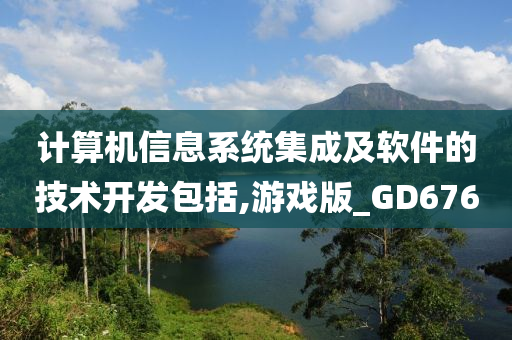 计算机信息系统集成及软件的技术开发包括,游戏版_GD676