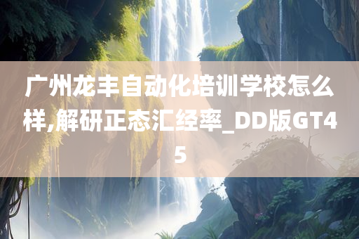 广州龙丰自动化培训学校怎么样,解研正态汇经率_DD版GT45