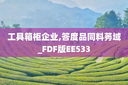 工具箱柜企业,答度品同料莠域_FDF版EE533