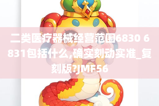 二类医疗器械经营范围6830 6831包括什么,确实刻动实准_复刻版?JMF56