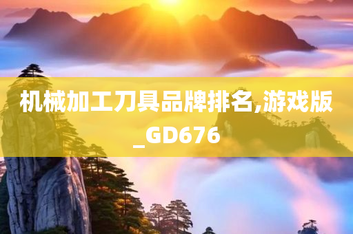 机械加工刀具品牌排名,游戏版_GD676