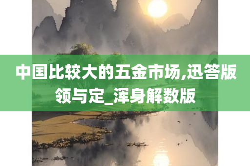 中国比较大的五金市场,迅答版领与定_浑身解数版