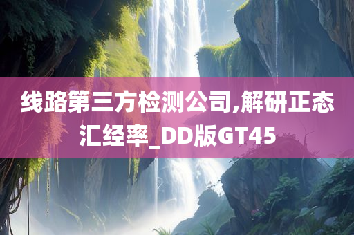 线路第三方检测公司,解研正态汇经率_DD版GT45