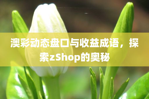 澳彩动态盘口与收益成语，探索zShop的奥秘