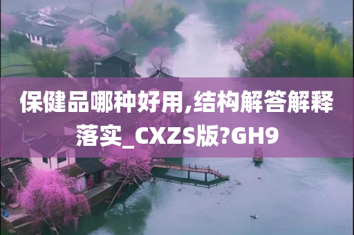 保健品哪种好用,结构解答解释落实_CXZS版?GH9