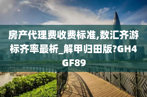 房产代理费收费标准,数汇齐游标齐率最析_解甲归田版?GH4GF89