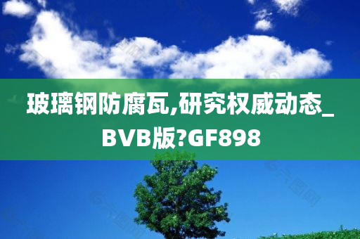 玻璃钢防腐瓦,研究权威动态_BVB版?GF898