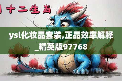 ysl化妆品套装,正品效率解释_精英版97768