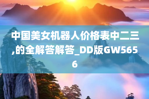 中国美女机器人价格表中二三,的全解答解答_DD版GW5656