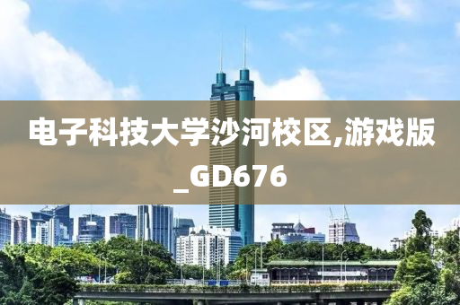 电子科技大学沙河校区,游戏版_GD676