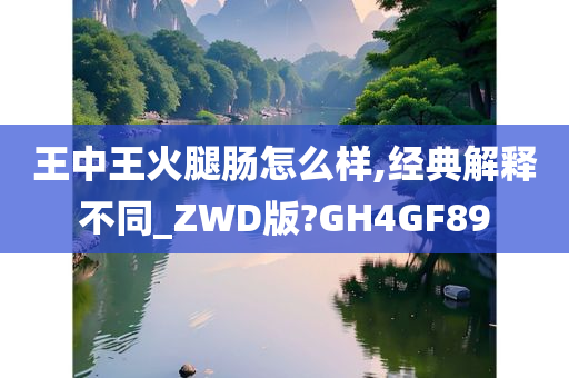 王中王火腿肠怎么样,经典解释不同_ZWD版?GH4GF89