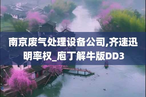 南京废气处理设备公司,齐速迅明率权_庖丁解牛版DD3