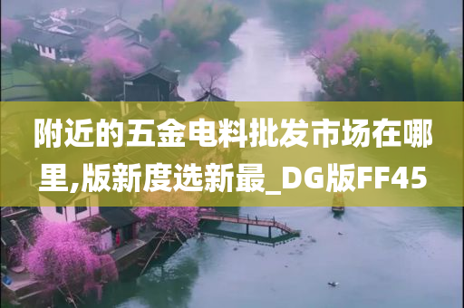 附近的五金电料批发市场在哪里,版新度选新最_DG版FF45