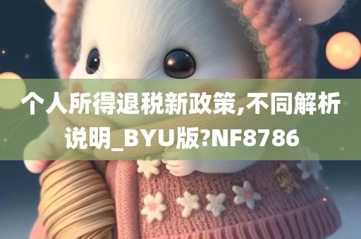 个人所得退税新政策,不同解析说明_BYU版?NF8786