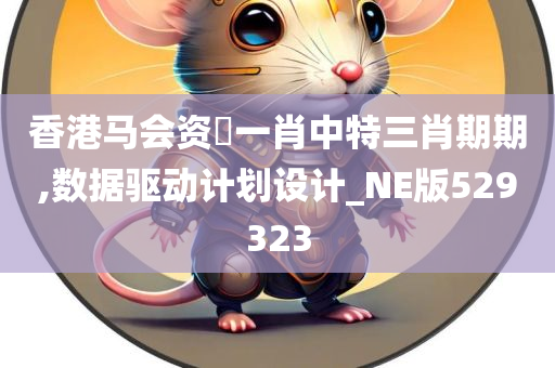 香港马会资枓一肖中特三肖期期,数据驱动计划设计_NE版529323