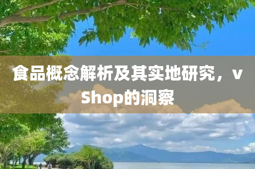 食品概念解析及其实地研究，vShop的洞察