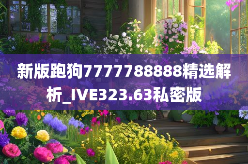 新版跑狗7777788888精选解析_IVE323.63私密版