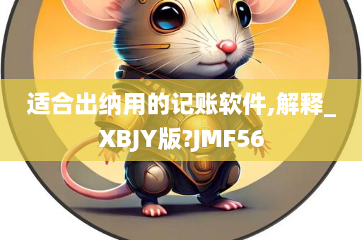 适合出纳用的记账软件,解释_XBJY版?JMF56