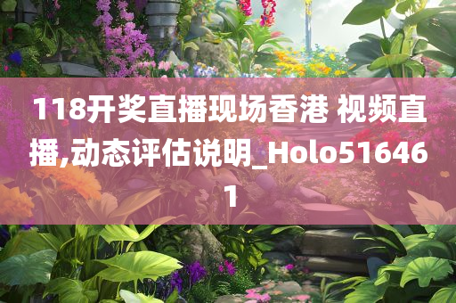 118开奖直播现场香港 视频直播,动态评估说明_Holo516461