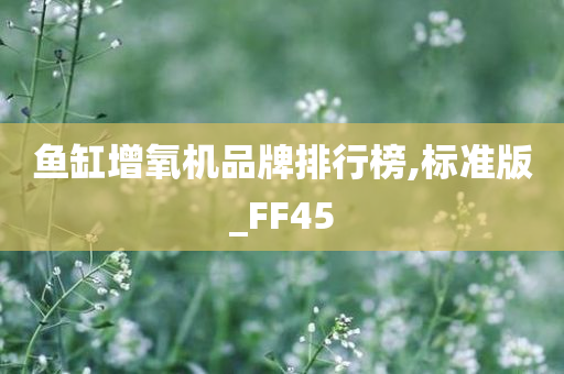 鱼缸增氧机品牌排行榜,标准版_FF45