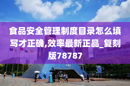 食品安全管理制度目录怎么填写才正确,效率最新正品_复刻版78787