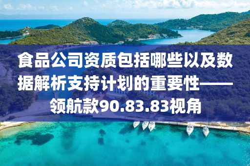 食品公司资质包括哪些以及数据解析支持计划的重要性——领航款90.83.83视角